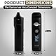 Vapeble Vaporizer Nebel V2 - Kompakter Kräuter Verdampfer, DHS Verdampf System, OLED-Display, in 20sek auf 160°C - 240°C, 2600 mAh, Intelisense Dry Herb Verdampfung