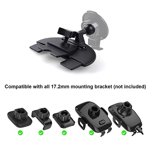 Icarmount Replacement Cd Slot Mount Base Car Phone Holder Part, 17.2Mm Ball Joint Cd Slot For Phone Mount Holder, Magnetic Mount, Gps Mount #TOP4