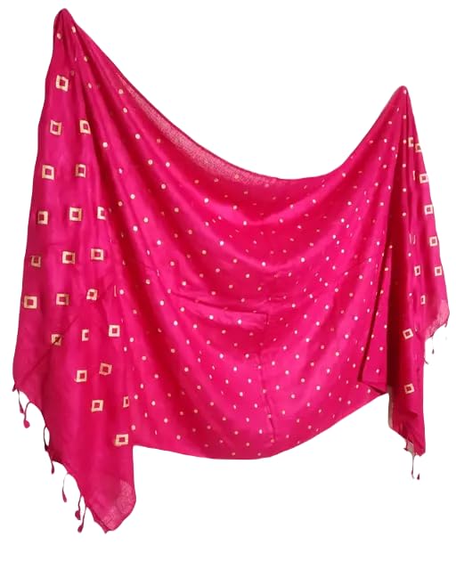 Golden Printed Scarf - Soft Satin for Men, Women & Girls-image-24