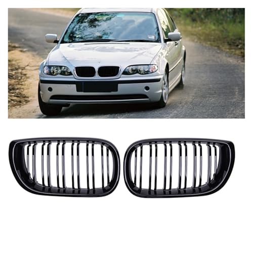 Grille de course calandre noire brillante BMW E46 4 portes 2002-2005 - 2