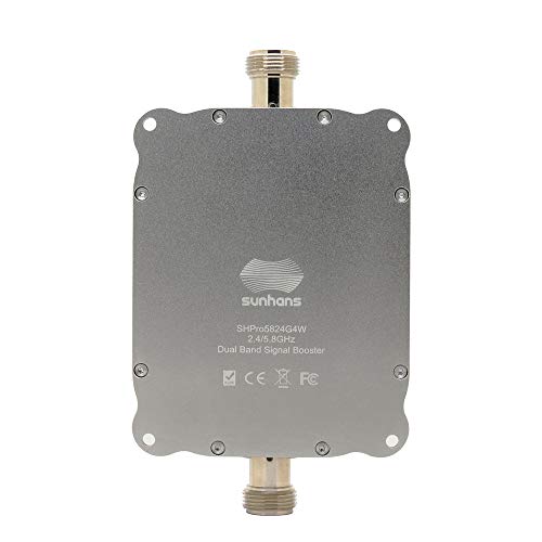 Image of 4000mW 36dBm 2.4GHz and 5.8GHz IEEE 802.11 /a /n /b /g /ac Dual Band UAV WiFi Signal Booster Wireless Signal Amplifier Repeater Extender for House, Office, UAV, IP Cameras, RC Equipment