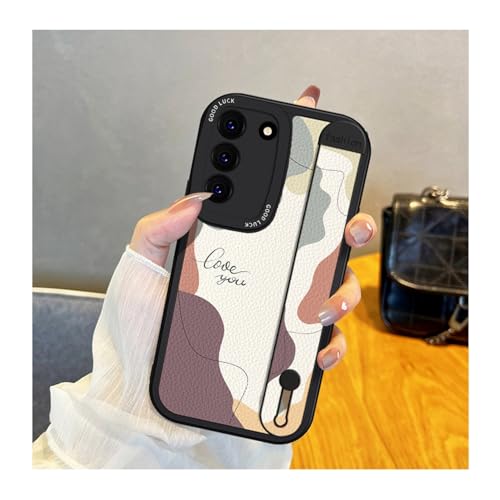 For Galaxy S26/S25/S24/S23/S22/S21/S20Plus��Ultra�p�̃P�[�X �X�}�z�P�[�X ���� ?�� ���킢�� �ϏՌ� �n�� �l�C ������� �X�^���h�@�\ �l�H��v �w��h�~ (S24 Plus,�Kzi)