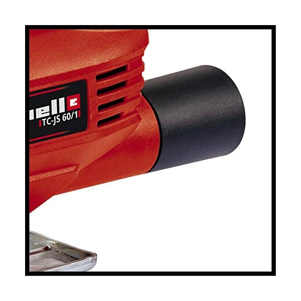 Einhell Stichsäge TC-JS 60/1 (400 W, max. 60 mm, Drehzahlelelektronik, werkzeugloser Sägeblattwechsel, Sägeschuh für… – Bild 4