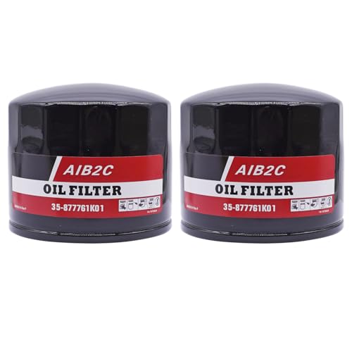 35-877761K01 Marine Outboard 4-Stroke Oil Filter Compatible with Mercury 2 Packs by AIB2C - Image 2