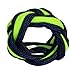 Handmade Neckerchief Slide Woggle for Scouts Paracord Turks Head Knot Red Blue (N Lime)