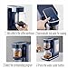 KARFRI Water Boiler and Warmer Electric hot Water dispenserHome Office Desk Heating Fully Automatic Digital Display Coffee and Tea All-in-one Water Dispenser 29 * 15.9 * 30cm(Color:b)
