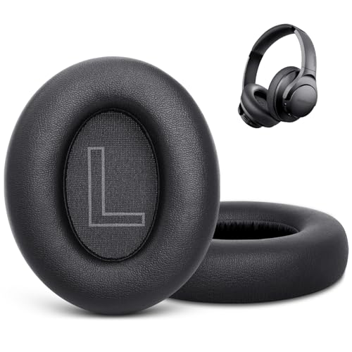 Image of GEVO Ear Pads Cushions for Anker Soundcore Life 2 (Q20 /Q20BT /Q20+) Headest | (Not Fit Life 2 Neo) | Noise Isolation Foam | Original Fit Seal | Comfortable | Black
