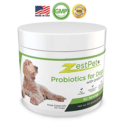 Zestpet Probiotics For Dogs With Prebiotics Pet Invisible Powder Supplement, 100 Per Cent Satisfaction Guarantee #TOP3