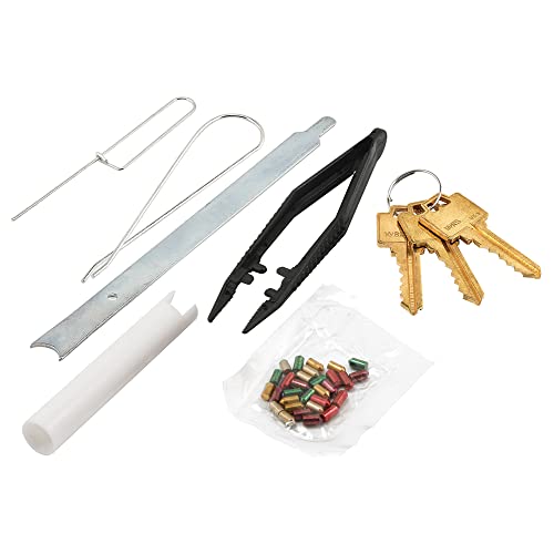 PRIME-LINE E 2404 Re-Keying Kit Rekey All Locks to One Key, For Weiser Brand 5-Pin Style Locks (1 Kit)