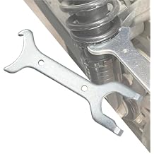 Motorcycle Rear Shock Spanner Wrench Adjustment Tool Fit for Harley Sportster 883 1200 XL Custom Softail Touring Road King Electra Glide Road Glide Street Glide FLHR Dyna Fat Boy