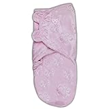 SwaddleMe Original Luxe Velboa Swaddle 1-PK, Pink Flowers (SM)