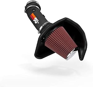 K&N Cold Air Intake Kit: High Performance, Increase Horsepower: Compatible with 2017-2019 Dodge (Charger, Challenger) 6.2L V8, 69-2553TTK