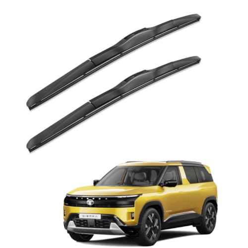 Image of Oshotto Frameless (O.E.M Type) Wiper Blades Compatible with Tata Sierra (19 inch / 19 inch)