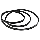 vhbw Keilriemen kompatibel mit Miele TCE620WP, T9146, TCE635WPT1BestFriend, T9167, TCE520WP, TCE530WP, T9546 Wäschetrockner - 188 cm Schwarz