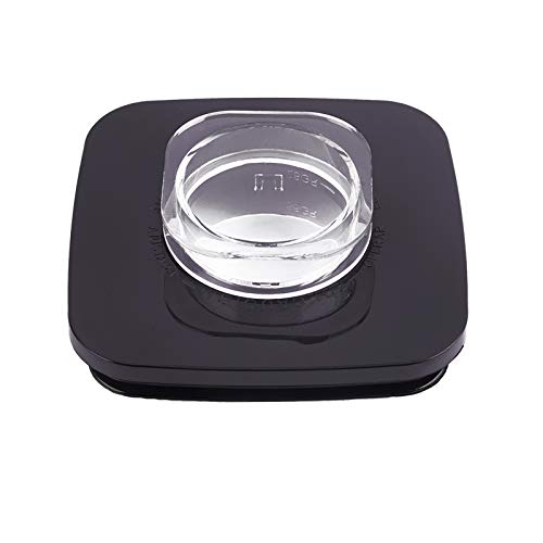 Timsec Replacement Blender Square Jar Lid 4903 and 4Packs Blender Gaskets Sealing O-Rings, 4" diameter Blender Cover with Removable Filler Cap Compatible with Oster and Osterizer Blenders 5 Cup Jar