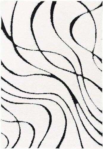 Image of Present Carpet for Room, Shaggy Rugs Fluffy Carpets, Indoor Modern Plush Area Rugs for Living Room Bedroom Kids Room, ETC Pattern 14, Size 5x7 feet
