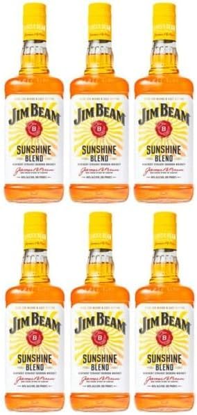 6 Flaschen J i m B e a m Sunshine Blend a 0,7 L 40 % vol. + Space Keks gratis von Onlineshop Bormann