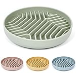 Slow Feeder Dog Bowls, Puzzle Silicone Dog Feeding Bowls with Suction Cups, Anti-Choking, Non-Slip Design, Reduces Boredom, Anxiety, Ideal for Medium to Small Dogs & Cats - XAQMHSW