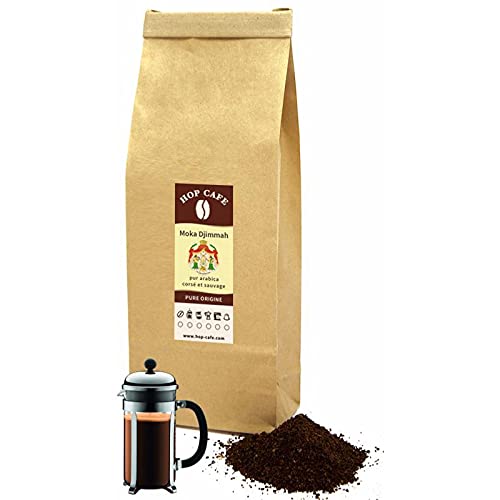 Café Moulu Pour Cafetière À Piston - Éthiopie Moka Djimmah - 500g Cover