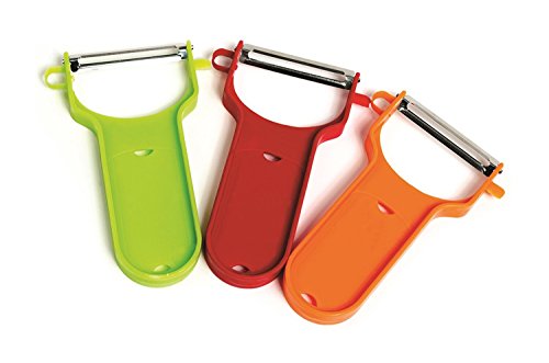Bahoki Essentials 3 Pack Peeler Set Swiss Peelers For Kitchen Fruit and Vegetable, Potato, Hand, Julienne