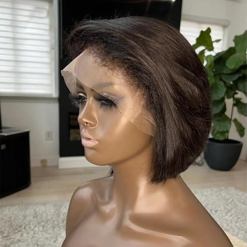 KHY.JNM Natural Color 4C Kinky Edges Curly Baby Hair Hairline