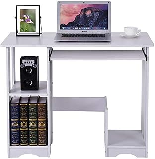Wearefo Writing Desk Laptop Desk Computer Table Office Desk Table Kids Study Table