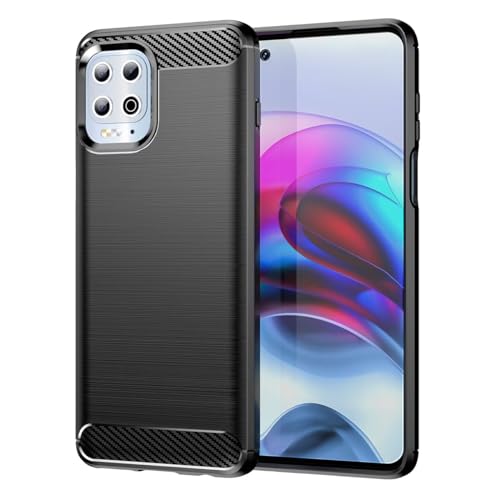 Sidande Case for Moto Edge S 5G Case, Moto G100 5G XT21254 Case, Ultra Slim Phone Cover with Shock-Absorption Carbon Fiber TPU Rubber Protective Cases for Motorola Moto G100 5G Black