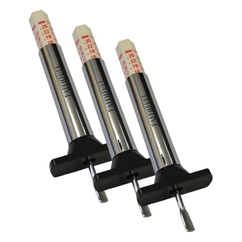 Image of Faithfull FAIAUTGAUGE Manual Tread Depth Gauge (Pack of 3)