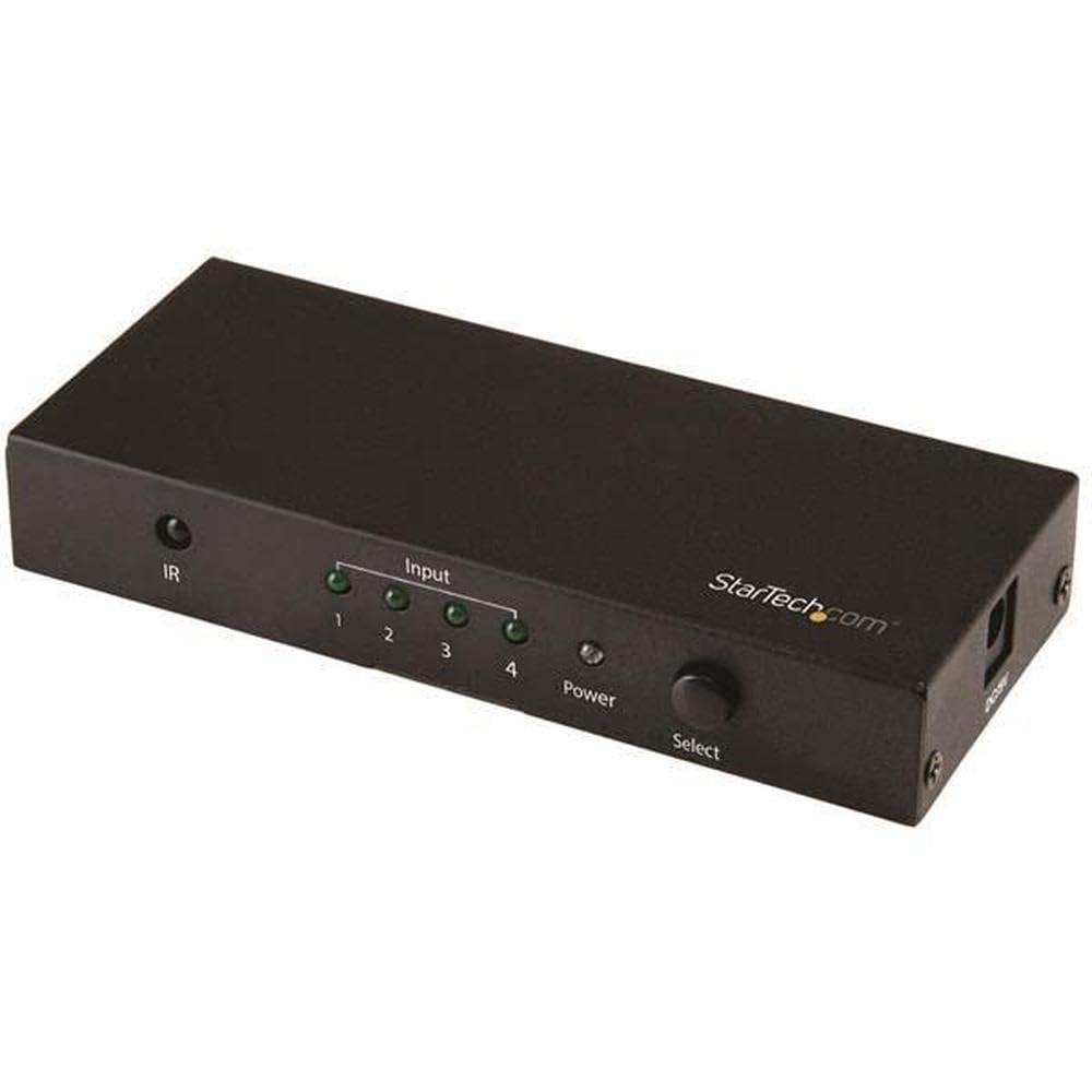 StarTech.com Switch Conmutador Automático HDMI de 4 Puertos - Selector HDMI 4K 60Hz Ultra HD