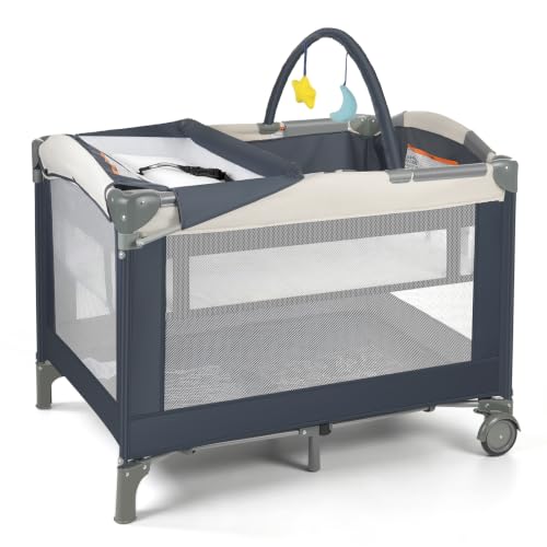 3-in-1 Baby Playard with Bassinet & Changing Station