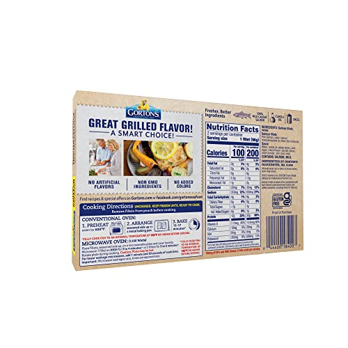 Gorton's, Classic Grilled Salmon, 6.3 Oz (Frozen) #TOP2