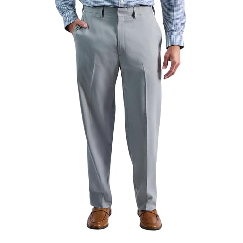 Haggar Men's Premium Comfort Classic Fit Flat Front Dress Pant - Regular and Big & Tall