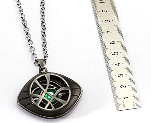 Huawell 2 Piece Dr Strange Necklace Eye Of Agamotto Costume Prop Stone Pendant #TOP3
