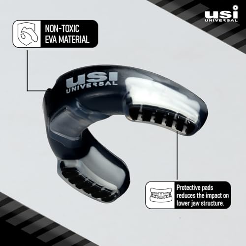 USI MGP Gel Pro Mouth Guard, 2 Pack, Black - Image 4