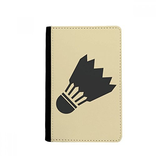 Badminton Sport Simple Geometry Pattern Passport Holder Notecase Burse Wallet Cover Card Purse