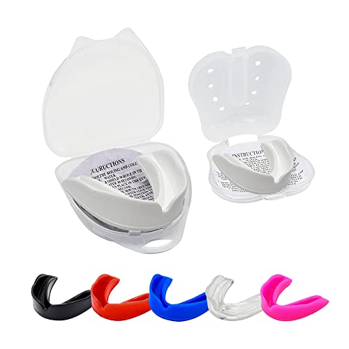 Hash Mundschutz – Mundschutz für Erwachsene, Senioren, Kinder, Jugendliche, ideal für Schule, Kampfsport, Rugby, Fußball, Hockey, Muay Thai, MMA, Boxen, Kampfsport, Basketball, mit Hülle, ab 13