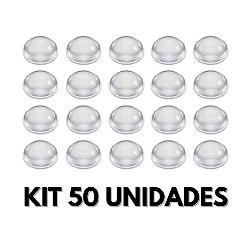 KIT 50 Protetores Anti Impacto Silicone Autoadesivo Resistente Gota Proteção Contra Batidas Riscos E