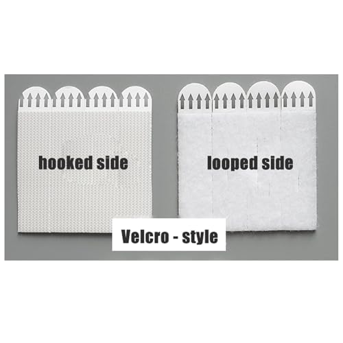 Image of Large Universal Hanging Strips, 8 Picture Hangers,12-Pairs(24 Strips) Sticky Picture Hangers for Walls Damage Free Picture Hanging Hooks Heavy Duty, No Nails Picture Hooks