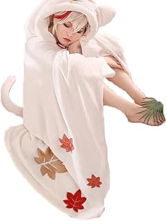 KIRA KIRA Game Genshin Impact Kazuha Cosplay Genshin Kazuha Winter Blanket Hoodie Cloak Shawl Wearable Blanket