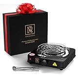 ♨️ PERFEKT FÜR NATURKOHLE: 1000 Watt Power bringt BLACK HEAT die Shishakohle (Kokoskohle Holzkohle Bambuskohle) schnell in 5-9 Minuten zum Glühen. Stufenloser Temperaturregler platzsparend & zuverlässig.