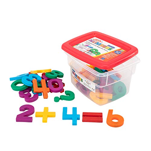Educational Insights Multicolored Jumbo Mathmagnets, Set Of 42 Numbers & Math Symbols: Perfect For Homeschool & Classroom, Ages 3+ #TOP2