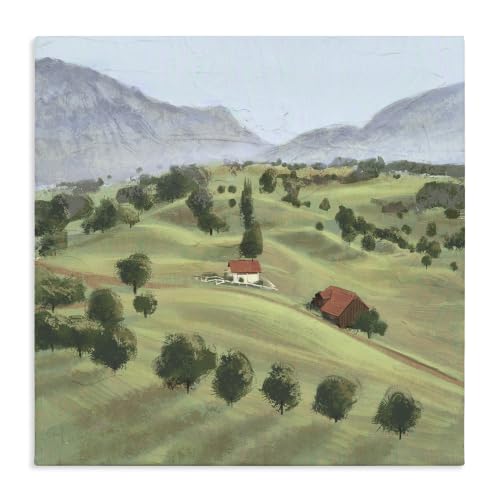 'Scenic Countryside Sloped Hills Distant Rural'| Canvas Art