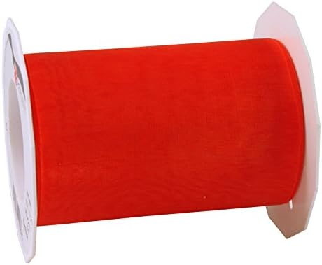 C.E. Pattberg Sheer Organza Ribbon Lime Green, 27 Yards Gift Wrap Ribbon, 1 inch Width, Accessories for Decoration & Handicrafts, Decoration Ribbon for Presents, for Every Occasion