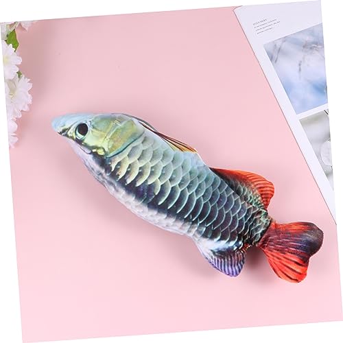 BESPORTBLE 2 Unidades brinquedo eletrônico de peixe brinquedos de gato de pelúcia provocação de esti