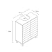 House & Homestyle Unidad Debajo del Fregadero, Brown, 60.00H x 60.00W x...