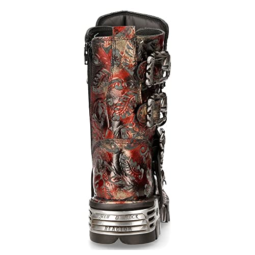 New Rock Nr M.391-S26 Red - Boots, Metallic, Women (Eu 40) 9 Us #TOP5