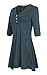 Urban CoCo Women's Half Sleeve Casual Loose Tunic Tops Basic T Shirts (2XL, Dark Slate)