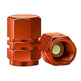 Hervorragende Dichtwirkung: Die Ventilschaftkappe mit einer Gummidichtung im Inneren kann ein perfektes Austreten von Luft verhindern. Es kann leicht von Hand auf den Ventilschaft geschraubt werden.