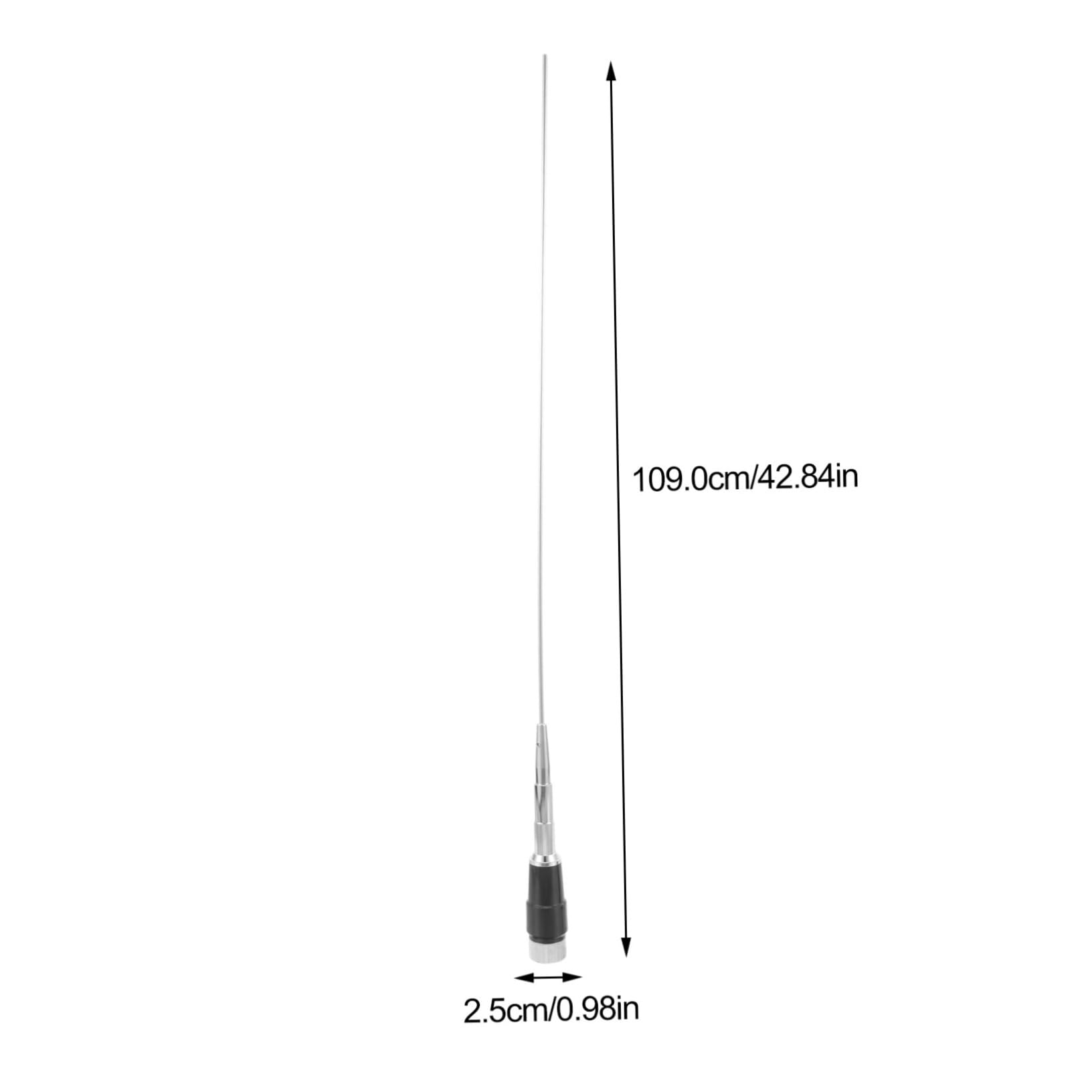YARNOW Antenne CB De Remplacement Rétractable Jambon Groupe Marin Antenne Voiture D'antenne Bande CB Antenne Mobile pour Radio UHF Antenne Radio Antenne Métal