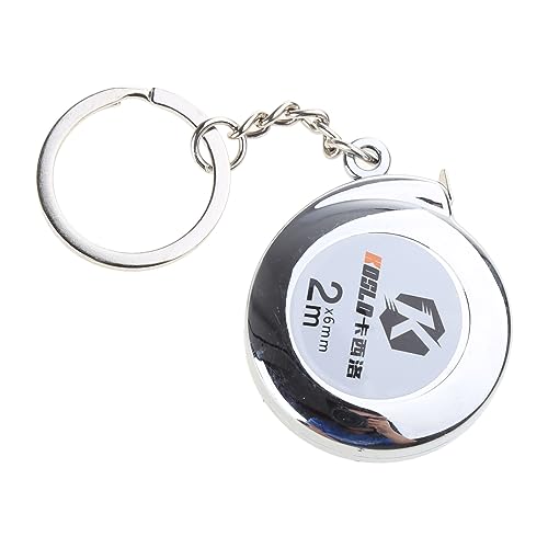 Cinta métrica retráctil mini 2 m con llavero miniatura 2